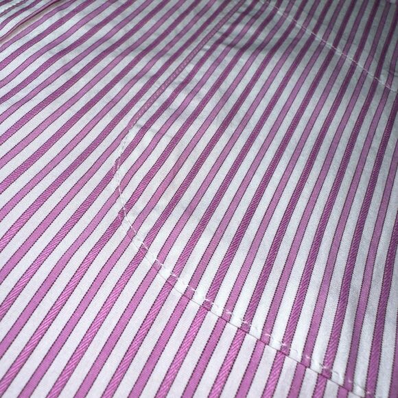 Vintage Gitman Bros L Pink Italian Poplin Stripe Button-Down OCBD USA - Picture 5 of 9